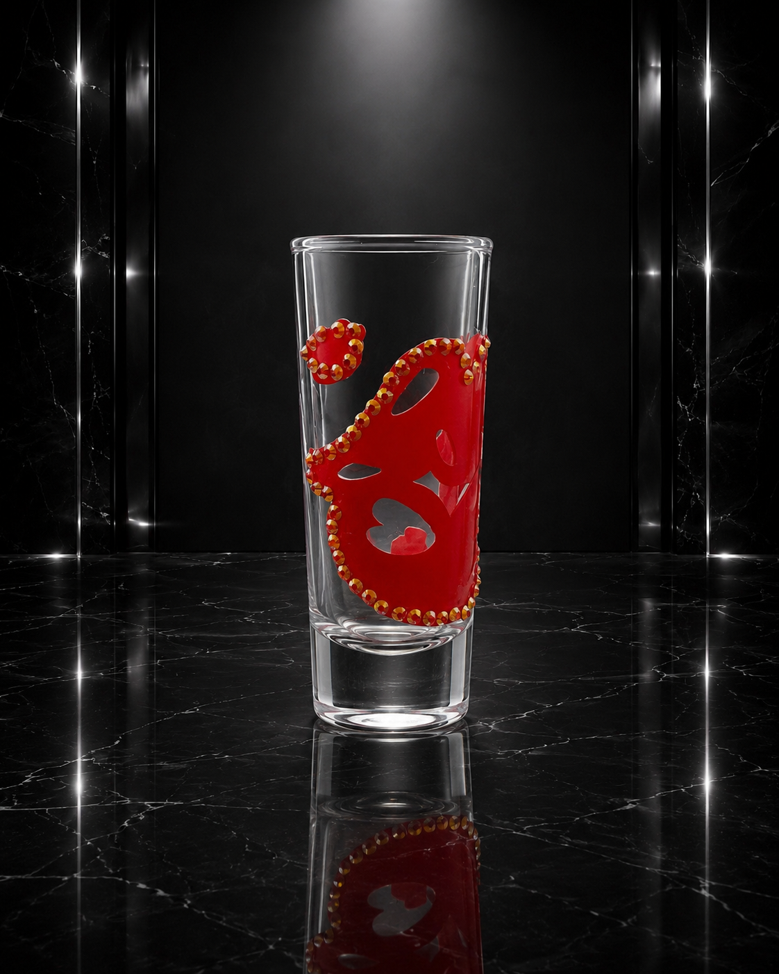 Lip Print Shot Glass (Tall)