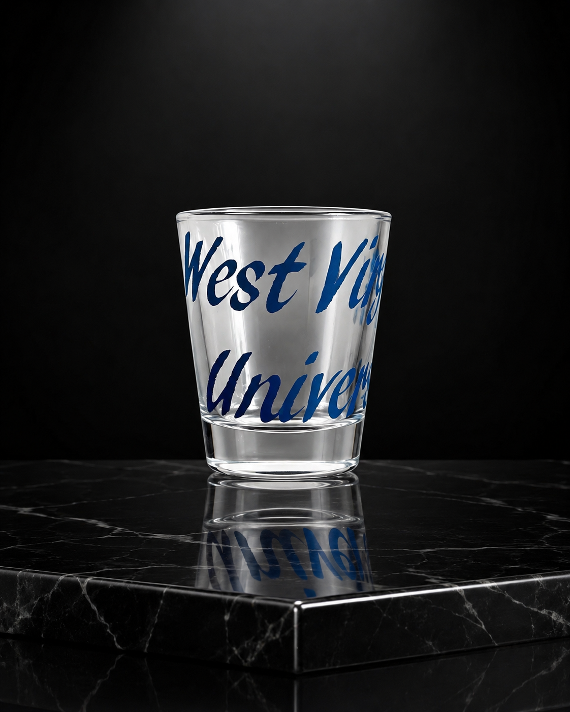 WVU Shot Glass