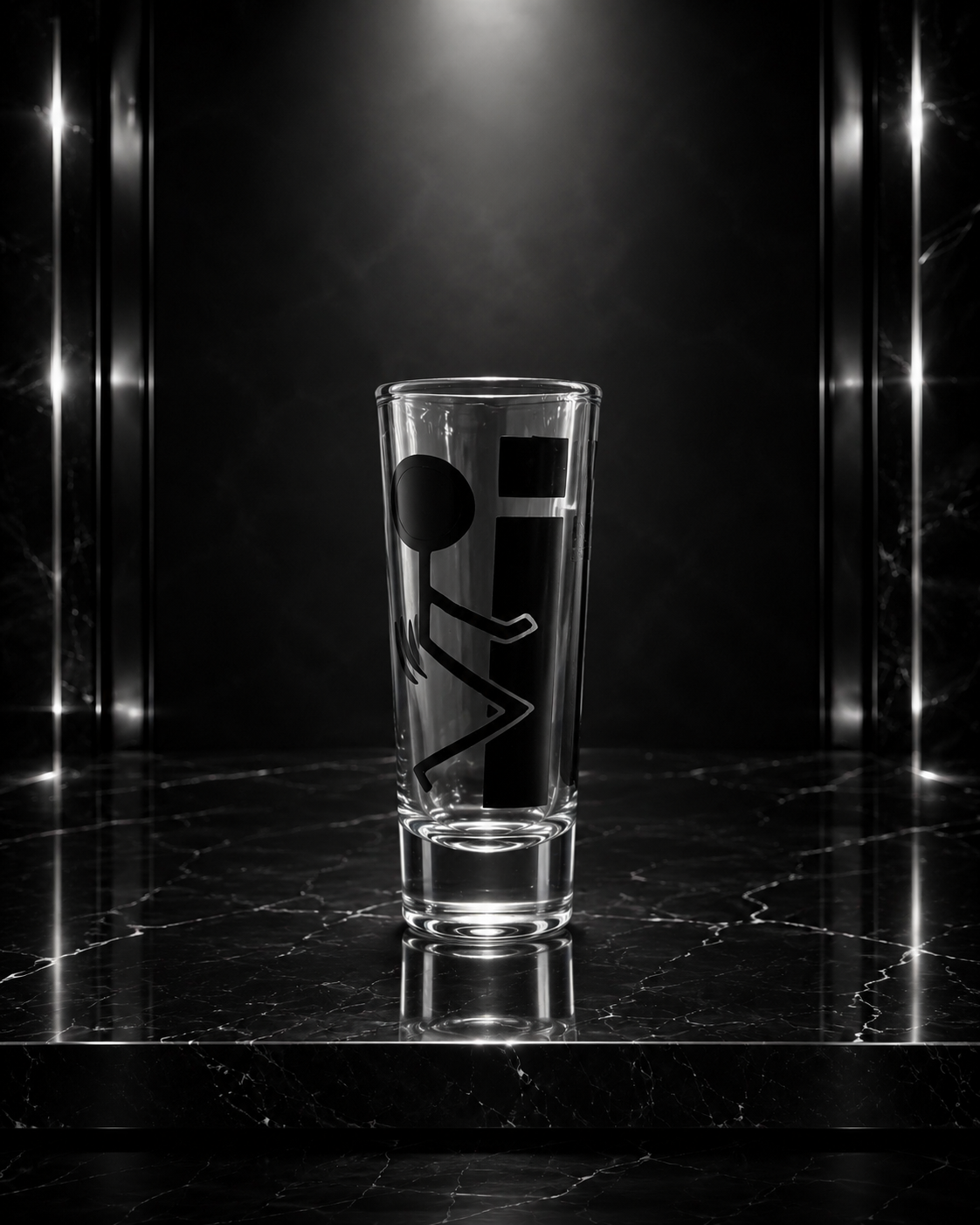 F IT Shot Glass (Tall)