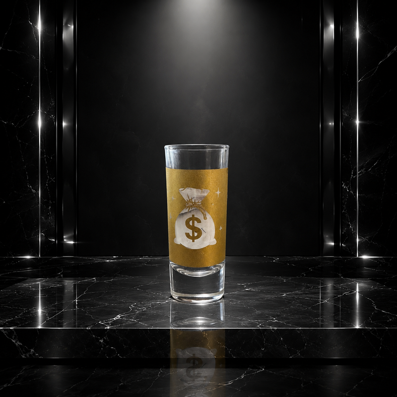 Money Bag Shot Glass (Tall)